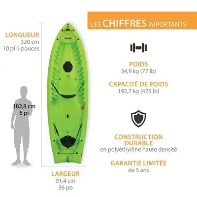 Lifetime Kokanee 106 Sit-On-Top Kayak